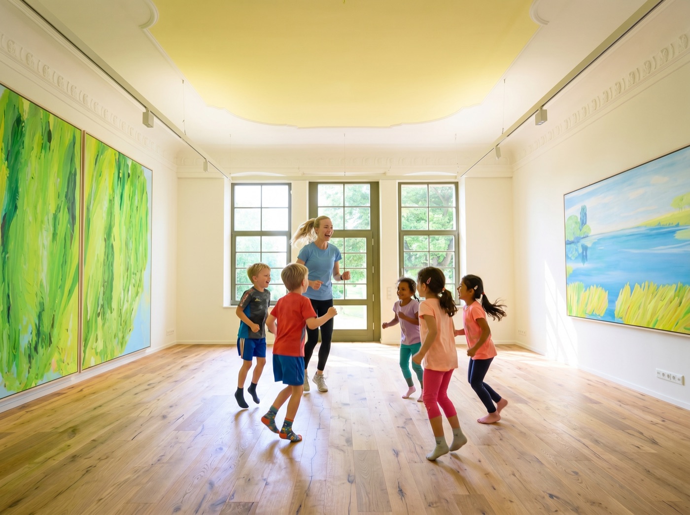 Victoria beim Kindertanz im Pogge-Saal